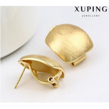 91994 clavos del pendiente de la joyería plateada oro simple de la moda en la aleación del metal